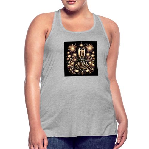 Happy New Year 2024 New Years Eve Premium - Women's Flowy Tank Top by Bella