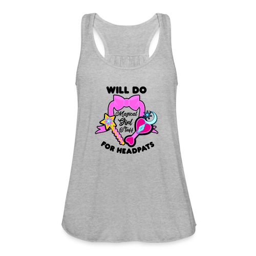 Will Do Magical Girl Stuff For Headpats - Anime - Women's Flowy Tank Top by Bella