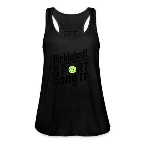 Funny Pickleball Design for Pickleball Lovers - Women's Flowy Tank Top by Bella