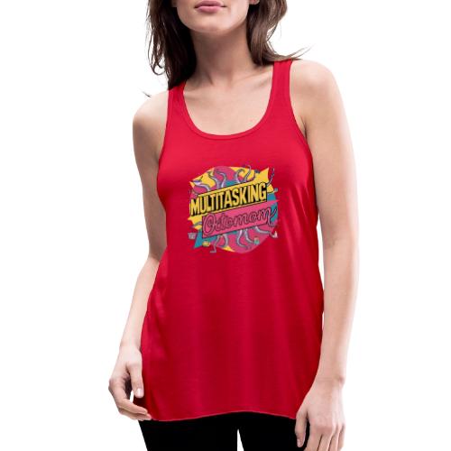 Multitasking Octomom: 8 Arms Tackle Every Task - Women's Flowy Tank Top by Bella