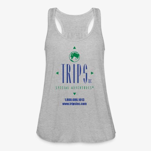 Original Trips Inc.™ multi colored logo - Women's Flowy Tank Top by Bella