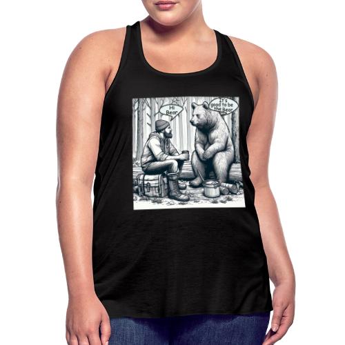 It's Good To Be The Bear - Women's Flowy Tank Top by Bella