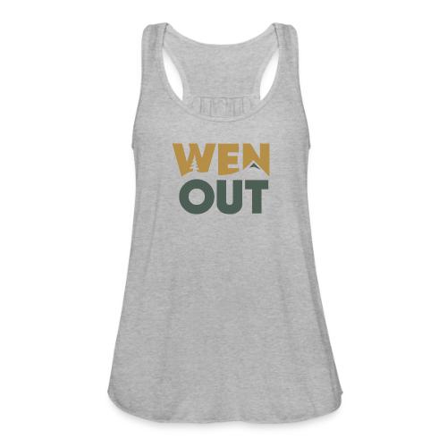WenOut Logo (dark) - Women's Flowy Tank Top by Bella