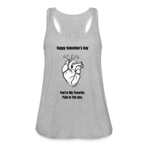 I'm Glad I Swiped Right T-Shirt | Funny Valentine - Women's Flowy Tank Top by Bella