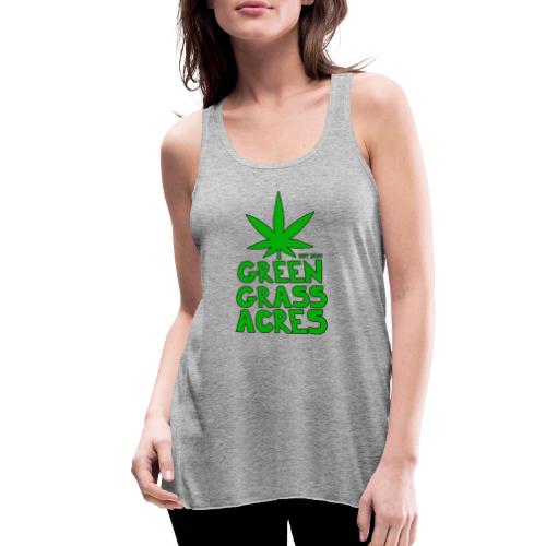 GreenGrassAcres Logo - Women's Flowy Tank Top by Bella