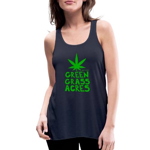GreenGrassAcres Logo - Women's Flowy Tank Top by Bella