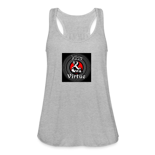 Vice and Virtue Black w/o Info Circle - Women's Flowy Tank Top by Bella