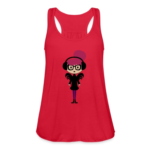 A Girl Dancing To Her Own Beat... - Women's Flowy Tank Top by Bella