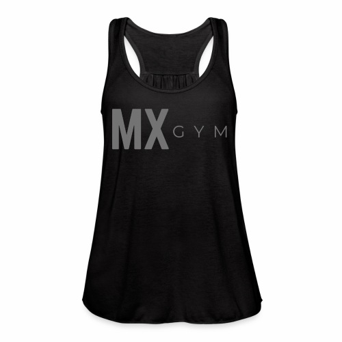 MX Gym Minimal Long Grey - Women's Flowy Tank Top by Bella