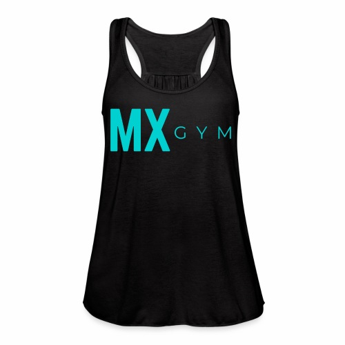 MX Gym Minimal Long Teal - Women's Flowy Tank Top by Bella
