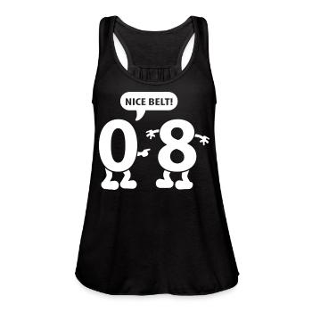 Zero To Eight - Women's Flowy Tank Top by Bella - black - Front - Julia (174cm)