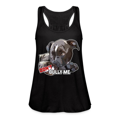 Cute Baby Pit Bull Puppy - Anti Bullying - Women's Flowy Tank Top by Bella