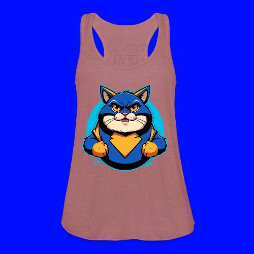Superhero Cat - Women's Flowy Tank Top by Bella