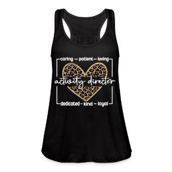 Activity Director Appreciation Activity Coordinato - Women's Flowy Tank Top by Bella - black - Front - Julia (174cm)