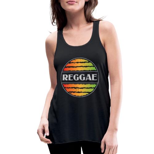 Reggae celebration vibrant rasta music design - Débardeur fluide pour femmes par Bella