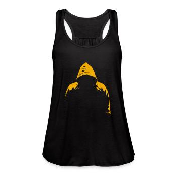 Silhouette in shadow - Women's Flowy Tank Top by Bella - black - Front - Julia (174cm)