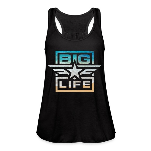 BIG Life Beach Logo - Women's Flowy Tank Top by Bella