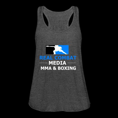 RCM MMA & BOXING Light Blue White Text - Women's Flowy Tank Top by Bella