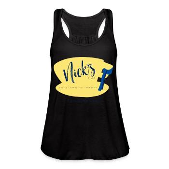 Nick s Diner Fundraiser Design - Women's Flowy Tank Top by Bella - black - Front - Julia (174cm)