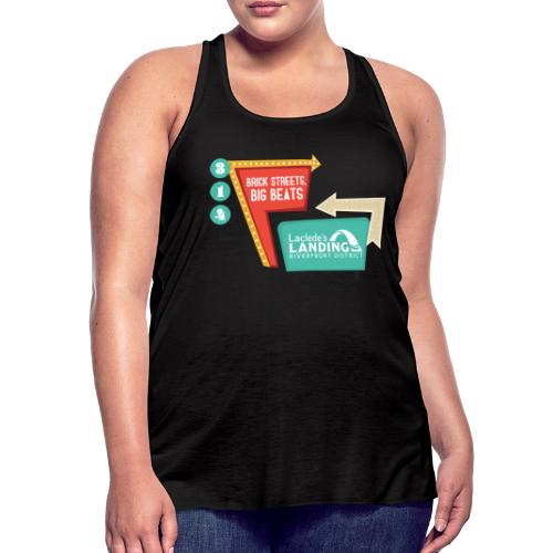 Brick Streets, Big Beats Light - Women's Flowy Tank Top by Bella