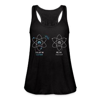 Quantum Physics Science Formula Physics Scientist - Women's Flowy Tank Top by Bella - black - Front - Julia (174cm)
