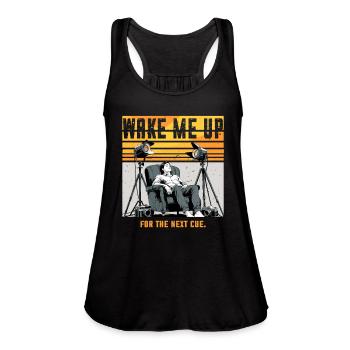 Lighting Tech Lighting Technician - Women's Flowy Tank Top by Bella - black - Front - Julia (174cm)