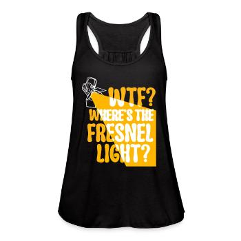 Lighting Tech Lighting Technician - Women's Flowy Tank Top by Bella - black - Front - Julia (174cm)