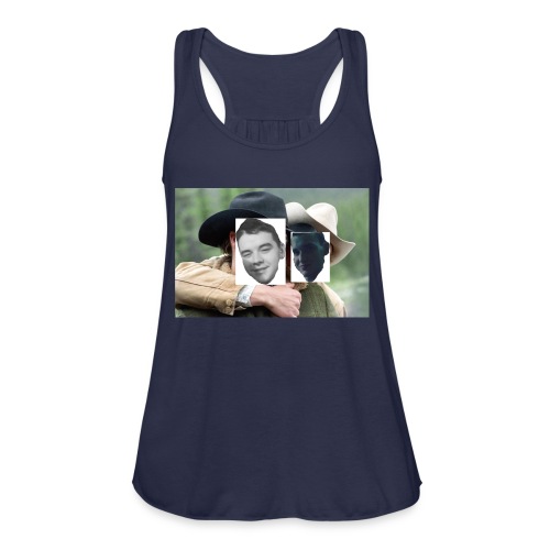 Darien and Curtis Camping Buddies - Women's Flowy Tank Top by Bella