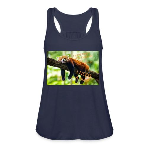 Fox napping meme - Women's Flowy Tank Top by Bella