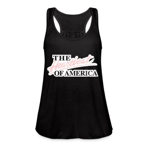 The Heartbeat of America - Women's Flowy Tank Top by Bella