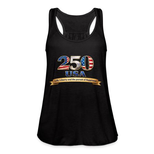 250 USA Liberty Banner - Women's Flowy Tank Top by Bella