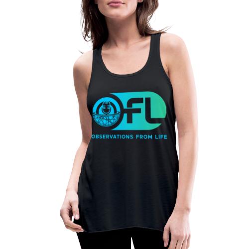 Observations from Life Logo - Women's Flowy Tank Top by Bella