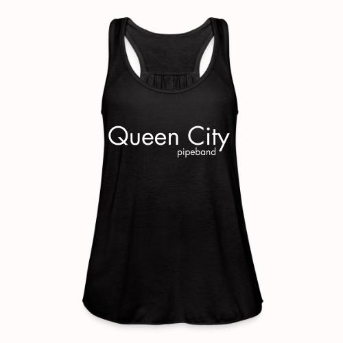 Queen City white - Women's Flowy Tank Top by Bella