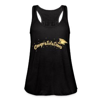 Congratulations Class of 2023 | Graduation - Women's Flowy Tank Top by Bella - black - Front - Julia (174cm)