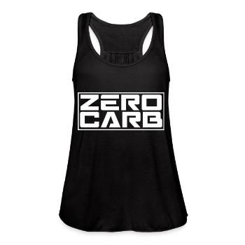 Zero Carb - Women's Flowy Tank Top by Bella - black - Front - Julia (174cm)