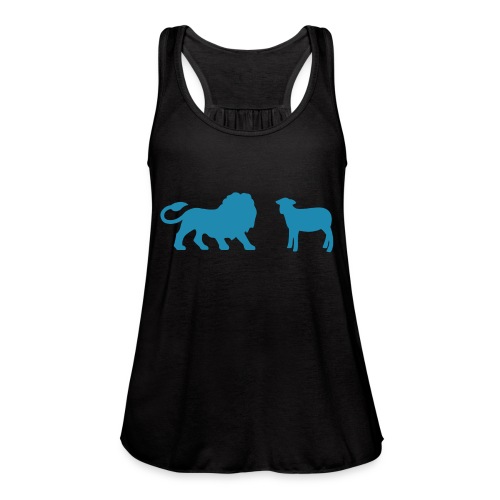 Lion and the Lamb - Women's Flowy Tank Top by Bella
