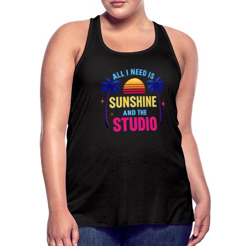 Studio Summer Vibes - Women's Flowy Tank Top by Bella