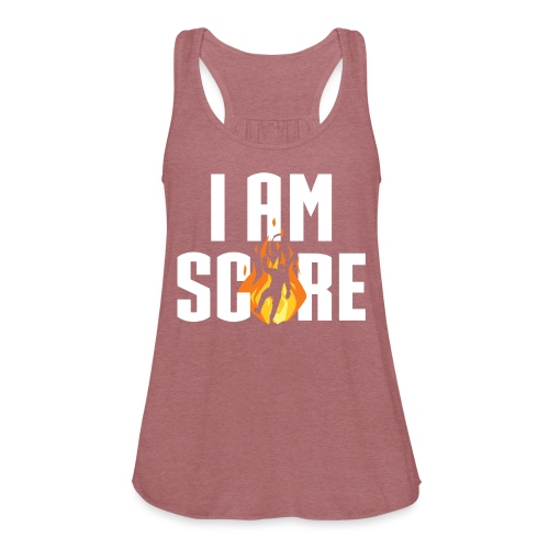 I am Fire. I am Score. - Women's Flowy Tank Top by Bella