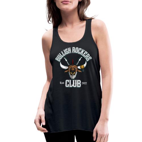 Bullish Rockers Club Bull Head - Women's Flowy Tank Top by Bella