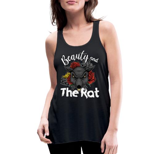 Beauty and the Rat - Women's Flowy Tank Top by Bella