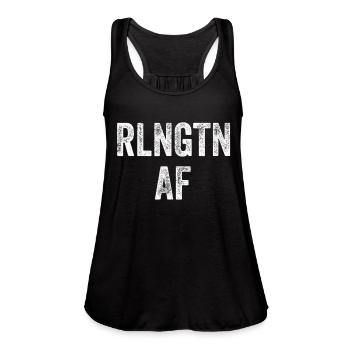 Pride City USA Arlington - Women's Flowy Tank Top by Bella - black - Front - Julia (174cm)
