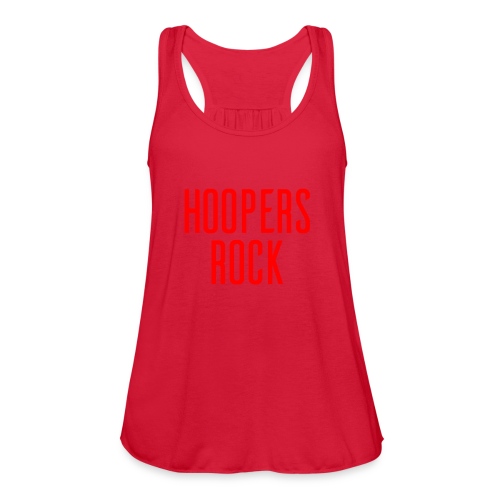 Hoopers Rock - Red - Women's Flowy Tank Top by Bella