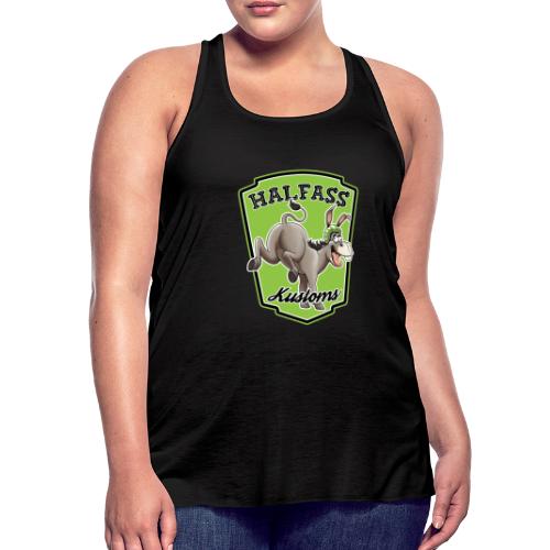 Halfass Kustoms Logo - Women's Flowy Tank Top by Bella