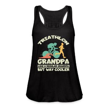 Triathlon - Women's Flowy Tank Top by Bella - black - Front - Julia (174cm)