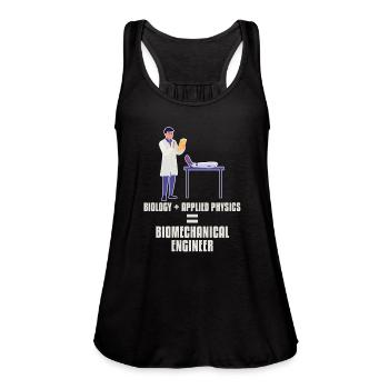 Physics Physicist Biomechanical Engineer - Women's Flowy Tank Top by Bella - black - Front - Julia (174cm)