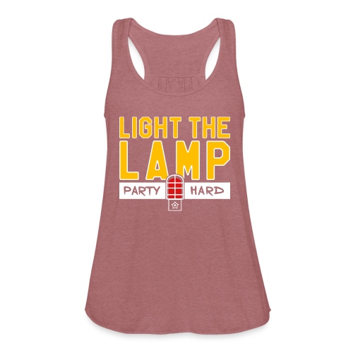 Light the Lamp, Party Hard - Women's Flowy Tank Top by Bella