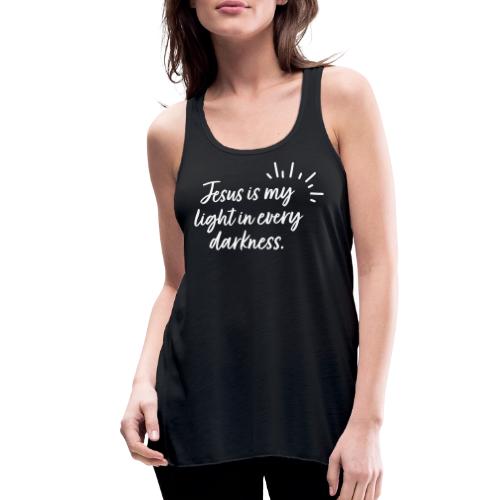Jesus is my light - Women's Flowy Tank Top by Bella