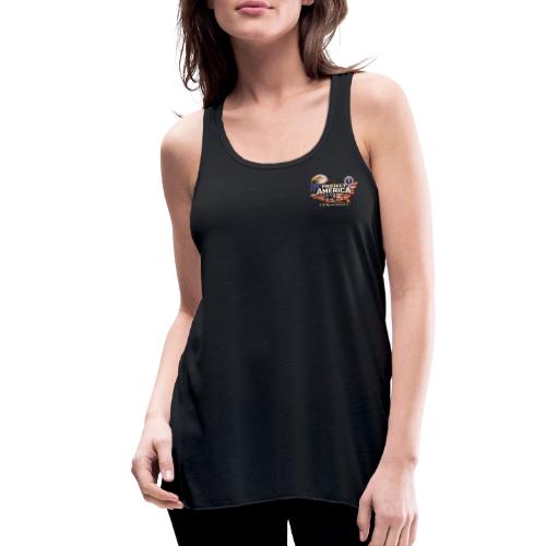 Get Big. Get Educated. Collection - Women's Flowy Tank Top by Bella
