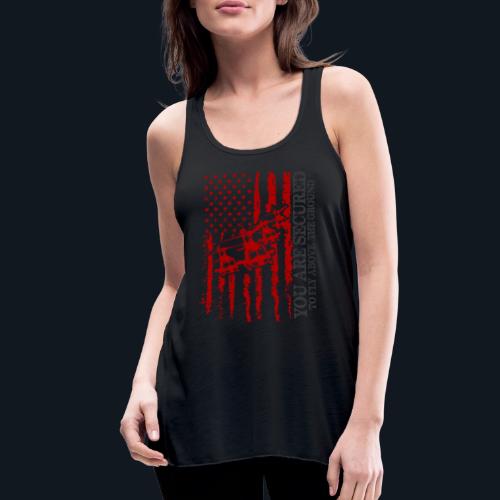 You are Secured To Fly Above The Ground - Women's Flowy Tank Top by Bella