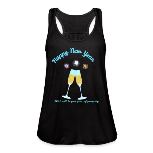 Happy New Year 2026 Prosperity Design - Women's Flowy Tank Top by Bella